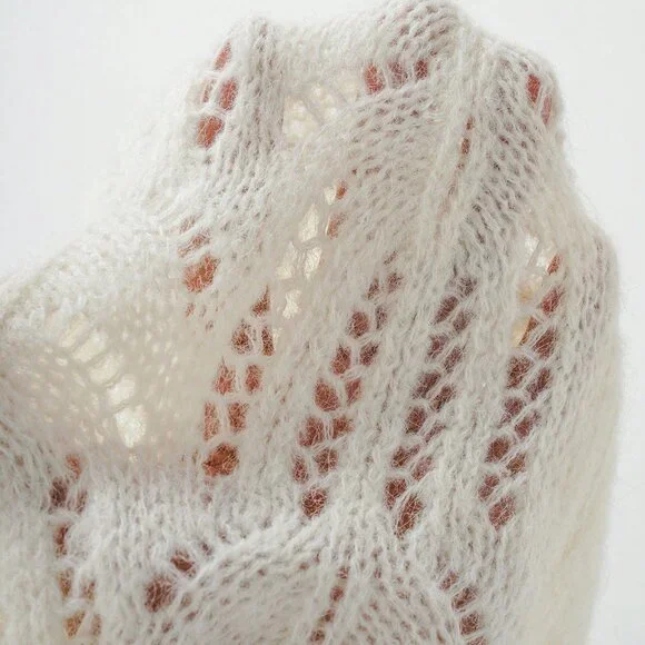 Apricot Elegant Women's Sweater - Picture 10 of 10